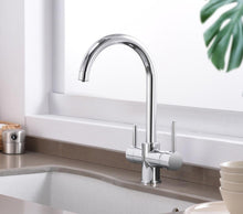 Load image into Gallery viewer, Chrome purified water kitchen faucet

