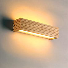 Load image into Gallery viewer, Emica - Modern Japanese Wooden Wall Lamp
