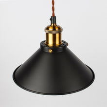 Load image into Gallery viewer, Vintage Black and Copper Pendant Light
