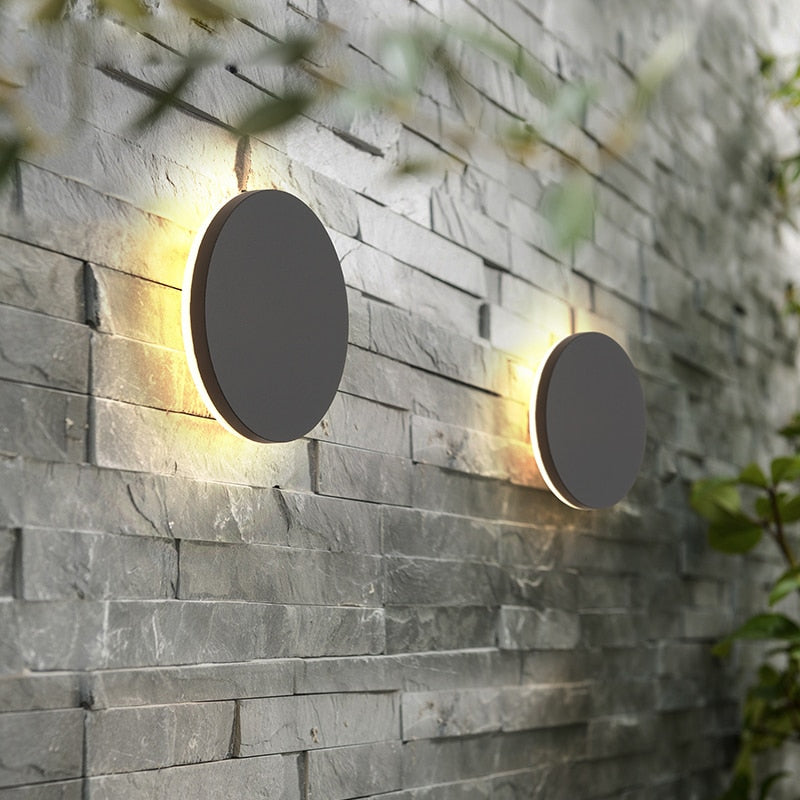 Modern Outdoor LED Disc Light – Focal Decor
