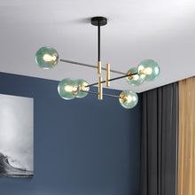 Load image into Gallery viewer, Sable - Modern Glass Multi-Bulb Chandelier
