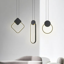 Load image into Gallery viewer, Modern led ring pendant lights
