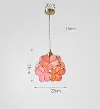 Load image into Gallery viewer, Glass Flower Pendant Light
