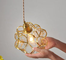 Load image into Gallery viewer, Glass Flower Pendant Light

