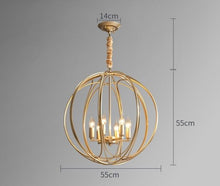 Load image into Gallery viewer, Modern Cage Chandelier
