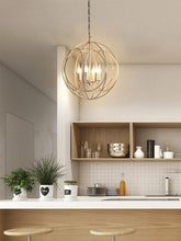 Load image into Gallery viewer, Kitchen island modern cage pendant light fixture
