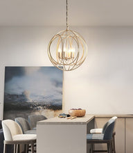 Load image into Gallery viewer, Modern cage pendant light fixture for kitchen islands

