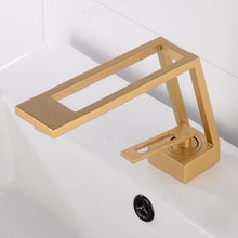 Load image into Gallery viewer, matte gold bathroom faucet
