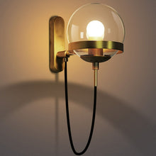 Load image into Gallery viewer, Vintage Brass Wall Sconces
