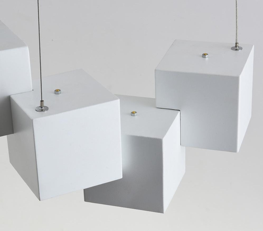 Cube Fixture Modern Cube LED Light Fixture – Focal Decor