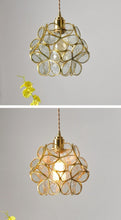 Load image into Gallery viewer, Glass Flower Pendant Light
