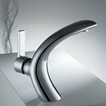 Load image into Gallery viewer, Luxury single handle chrome bathroom faucet
