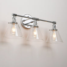 Load image into Gallery viewer, Chrome Vintage Multi-Bulb Wall Sconce
