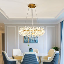 Load image into Gallery viewer, Loop Glass Crystal chandelier for Dining Areas
