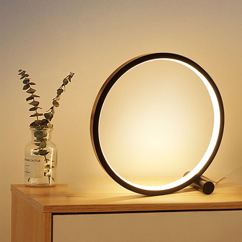 Declan - Circular LED Table Lamp