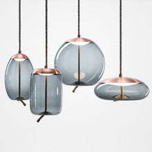Load image into Gallery viewer, Blue nordic glass pendant lights
