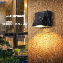 Load image into Gallery viewer, Angled LED outdoor wall lights
