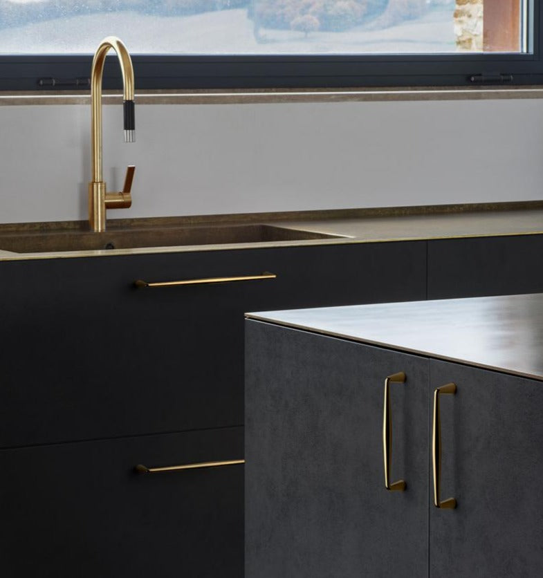 gold dresser handles Polished Gold Cabinet and Drawer Handles – Focal Decor