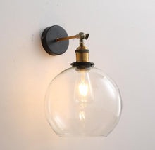 Load image into Gallery viewer, Vintage Glass Wall Lamps
