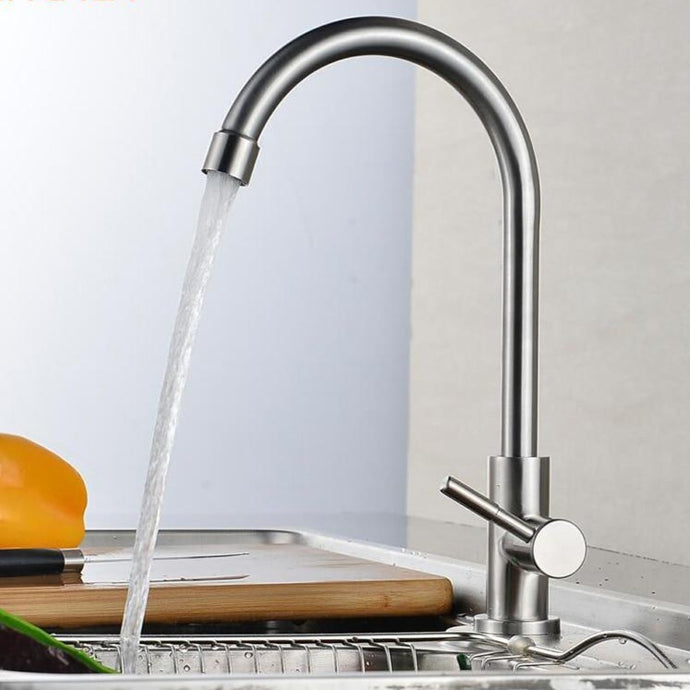 Classic Brushed Nickel Kitchen Faucet