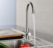 Load image into Gallery viewer, Brushed Nickel Rotatable Kitchen Faucet
