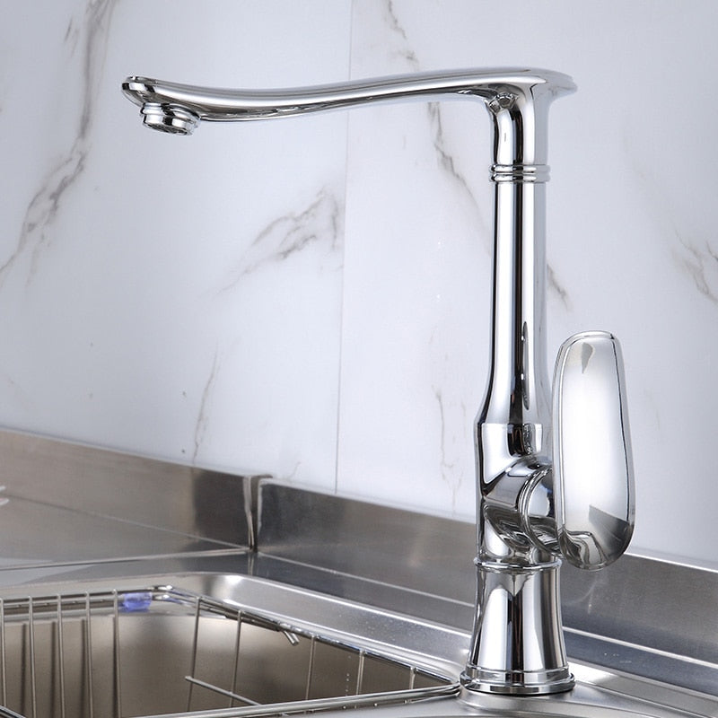 chrome raffeto kitchen faucet