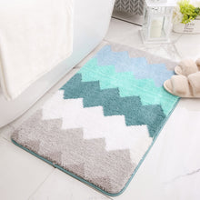 Load image into Gallery viewer, Classic Microfiber Zigzag Bath Mat
