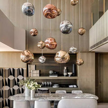 Load image into Gallery viewer, modern glass pendant lights
