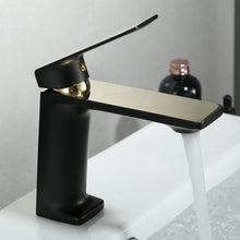 Load image into Gallery viewer, Black and gold classic bathroom faucet
