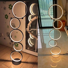 Load image into Gallery viewer, Stacked Circles Sculptural accent lamp
