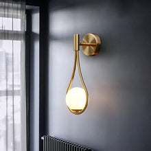 Load image into Gallery viewer, Modern LED Gold Brass Wall Sconce
