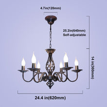 Load image into Gallery viewer, Rustic French Chandelier
