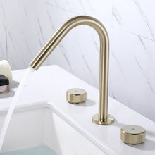 Load image into Gallery viewer, Gold bathroom faucet
