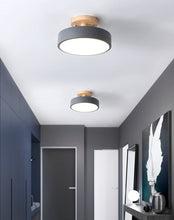 Load image into Gallery viewer, Colorful Nordic LED Ceiling Light in Gray
