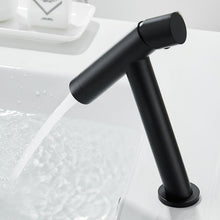 Load image into Gallery viewer, Matte Black Modern Single Handle Bathroom Faucet
