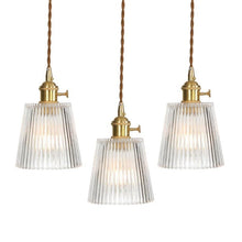 Load image into Gallery viewer, Vintage Textured Glass Pendant Lights
