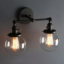 Load image into Gallery viewer, Vintage Black Farmhouse Wall Lights
