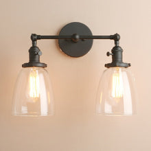 Load image into Gallery viewer, Modern Farmhouse Multi-Bulb Wall Light Fixture

