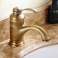 Load image into Gallery viewer, single handle brass bathroom faucet
