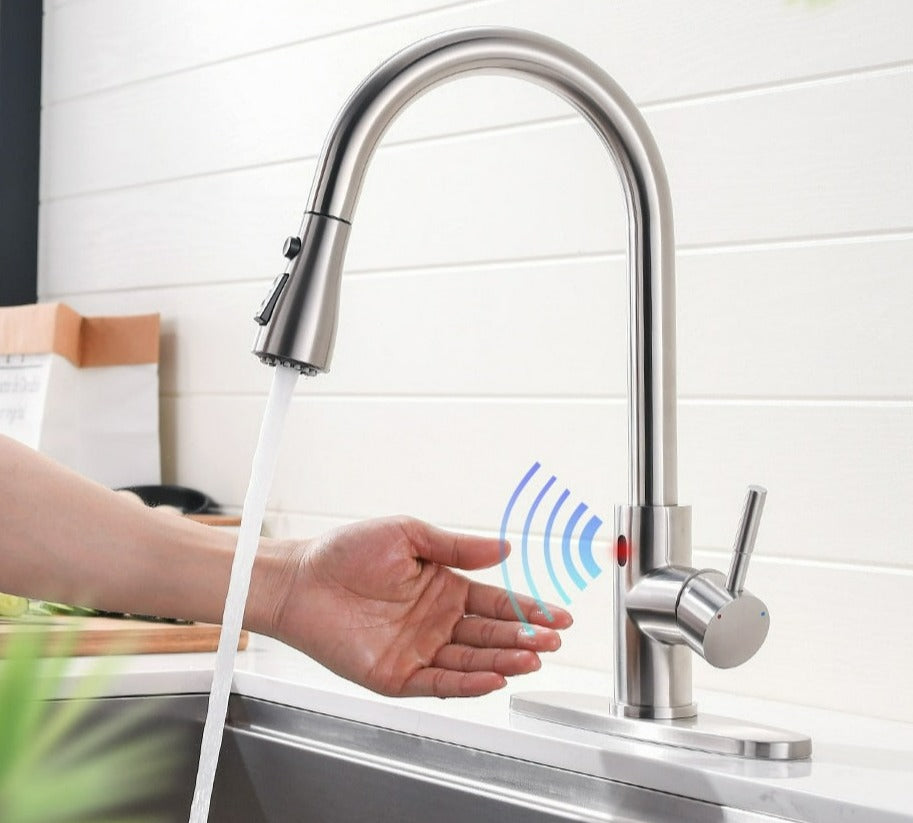 Smart Sensor Touchless Kitchen Faucet