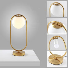 Load image into Gallery viewer, Modern Glass Globe Table Lamp

