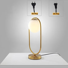 Load image into Gallery viewer, Modern Glass Globe Table Lamp

