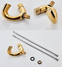 Load image into Gallery viewer, polished gold modern faucet

