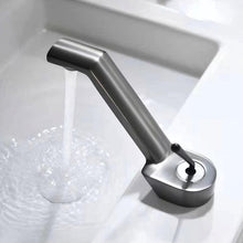 Load image into Gallery viewer, Gray single handle bathroom faucet
