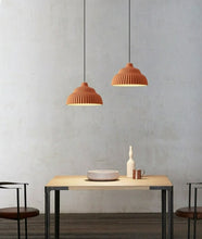 Load image into Gallery viewer, Textured handcrafted cement pendant lights
