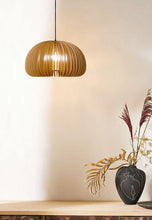 Load image into Gallery viewer, Handcrafted Bamboo Pendant Light
