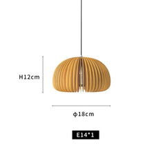 Load image into Gallery viewer, Handcrafted Bamboo Pendant Light
