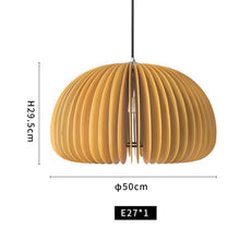 Load image into Gallery viewer, Handcrafted Bamboo Pendant Light
