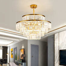 Load image into Gallery viewer, Modern Glass crystal chandelier for entryway
