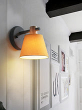 Load image into Gallery viewer, Keldon - Wooden Nordic Wall Sconce
